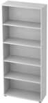 HAMMERBACHER Aktenregal &raquo;Wien&laquo; 80 cm breit 5 OH grau, 80x188x33 cm