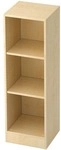 HAMMERBACHER Aktenregal &raquo;R-Line&laquo; 40,6 cm schmal 3 OH braun, 40.6x127x40 cm