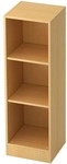 HAMMERBACHER Aktenregal &raquo;R-Line&laquo; 40,6 cm schmal 3 OH braun, 40.6x127x40 cm
