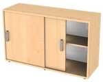 OTTO Office Premium Schiebet&uuml;renschrank &raquo;OTTO Office Line III&laquo; 2 OH braun,