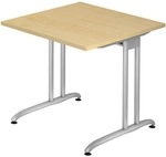 HAMMERBACHER Schreibtisch &raquo;Wien&laquo; 80 cm Ahorn, 80x72x80 cm