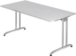 HAMMERBACHER Schreibtisch &raquo;Wien&laquo; 160 cm grau, 160x72x80 cm