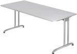 HAMMERBACHER Schreibtisch &raquo;Wien&laquo; 180 cm grau, 180x72x80 cm