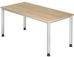 OTTO Office Premium Schreibtisch &raquo;Otto Office Line IV&laquo; 160 cm braun, 160x76x80 cm