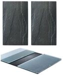 Zeller 2-tlg. Set Herdabdeckplatten Glas wei&szlig;