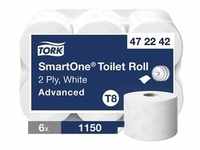 Toilettenpapier »SmartOne®« T8 System 2-lagig - 6 Rollen weiß, Tork