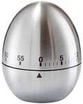 Zeller Eieruhr Edelstahl &Oslash; 6 cm silber