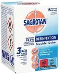 Sagrotan 15er-Pack Desinfektion Feuchte T&uuml;cher