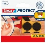tesa Filzgleiter &raquo;Protect&reg; 57893&laquo; 22 mm 12 St&uuml;ck braun, 2.2x2.2 cm