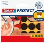 tesa Filzgleiter &raquo;Protect&reg; 57892&laquo; 18 mm 16 St&uuml;ck braun, 1.8x1.8 cm