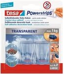 tesa Powerstrips &raquo;Transparent Deko-Haken&laquo; 58813 bis 1 kg transparent