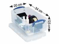 Ablagebox 5 Liter transparent, Really Useful Box, 12.5x20 cm