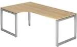 HAMMERBACHER Winkelschreibtisch &raquo;R-Line&laquo; 200 cm 90&deg;-Winkel braun, 200x85x120 cm