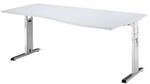 HAMMERBACHER Freiformtisch &raquo;O-Line&laquo; 180 cm grau, 180x82x80 cm