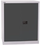 Bisley Stahlschrank mit Fl&uuml;gelt&uuml;ren &raquo;Universal&laquo; 91,4 x 100 cm Fachboden verzinkt