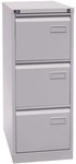 Bisley Light H&auml;ngeregistraturschrank &raquo;Light&laquo; A4, einbahnig, 3 Sch&uuml;be grau,