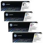 HP 4-tlg. Druckkassetten-Set &raquo;HP CF400A/CF401A/CF402A/CF403A&laquo; HP 201A schwarz