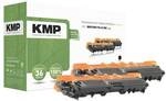 KMP 2er-Pack Toner ersetzt Brother &raquo;TN-241BK&laquo; schwarz