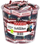 Haribo Lakritz &raquo;Schnecken&laquo; 100 Einzelportionen vegetarisch