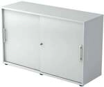 HAMMERBACHER Schiebet&uuml;renschrank 2 OH grau, 120x74.8x40 cm