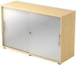 HAMMERBACHER Schiebet&uuml;renschrank 2 OH braun, 120x74.8x40 cm