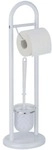 Wenko Stand WC-Garnitur &raquo;Siena Wei&szlig;&laquo; wei&szlig;, 19x63 cm