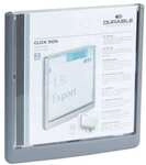 Durable 4862 T&uuml;rschild &raquo;Click Sign&laquo; 149 x 49 mm grau, 14.9x14.9 cm