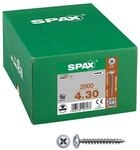 SPAX Universalschrauben Z2 R&uuml;ckwandkopf WIROX 4 x 30 mm 2000 St&uuml;ck