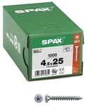 SPAX Universalschrauben T20 Senkkopf WIROX 4,5 x 25 mm 1000 St&uuml;ck