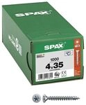SPAX Universalschrauben T20 Senkkopf WIROX 4 x 35 mm 1000 St&uuml;ck