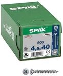 SPAX Universalschrauben Z2 Senkkopf WIROX 4,5 x 40 mm 500 St&uuml;ck