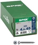 SPAX Universalschrauben Z2 Senkkopf WIROX 4,5 x 45 mm 500 St&uuml;ck