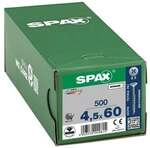 SPAX Universalschrauben Z2 Senkkopf WIROX 4,5 x 60 mm 500 St&uuml;ck