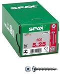 SPAX Universalschrauben Z2 Halbrundkopf WIROX 5 x 25 mm 500 St&uuml;ck