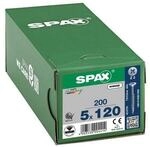 SPAX Universalschrauben Z2 Senkkopf WIROX 5 x 120 mm 200 St&uuml;ck
