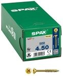 SPAX Universalschrauben Z2 Senkkopf YELLOX 4 x 50 mm 500 St&uuml;ck