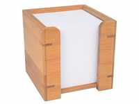 Zettelbox »Bambus«, Wedo, 10.3x10.5x10.3 cm