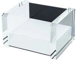 Wedo Zettelbox &raquo;acryl exklusiv&laquo; schwarz, 11.6x7.5x9.9 cm