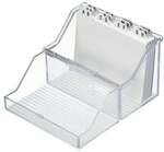 helit Klein-Karteikasten A6 quer &raquo;the index H61146&laquo; transparent, 16.5x13x9 cm