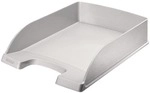 Leitz Briefablage &raquo;5227 Plus&laquo; silber, 25.5x7x35.7 cm