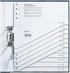 Leitz Staffeltrennbl&auml;tter &raquo;1651&laquo; 200 g/m&sup2; - 100 St&uuml;ck schwarz, 24x20.5 cm