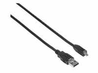 USB-Kabel 2.0 A/Mini-B-Stecker (B8 pin), Hama