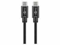 USB-C™-Kabel »Sync & Charge SuperSpeed« 1 m schwarz schwarz, goobay