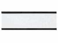 54-Pack Etikettenhalter schwarz, magnetisch inkl. weiße Etiketten 6,0 x 2,0 cm