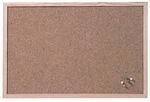 Franken Kork-Pinnwand &raquo;CC-KT6080E&laquo; 80 x 60 cm braun