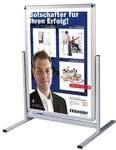 Franken Kundenstopper &raquo;Wasserdicht BS1302&laquo; A1 grau, 75.4x70x102.8 cm