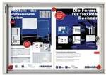 Franken Schaukasten f&uuml;r den Innenbereich &raquo;X-tra!Line&reg; FSA2&laquo; silber, 51x37x3 cm
