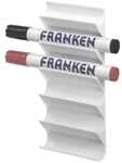 Franken Stiftehalter f&uuml;r magnethaftende Tafeln &raquo;Z1986&laquo; wei&szlig;