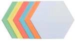 Franken Moderationskarten Wabe 250 St&uuml;ck, 19x16.5 cm