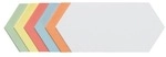 Franken Moderationskarten &raquo;Rhombus UMZH 920 99&laquo; mehrfarbig, 20.5x9.5 cm